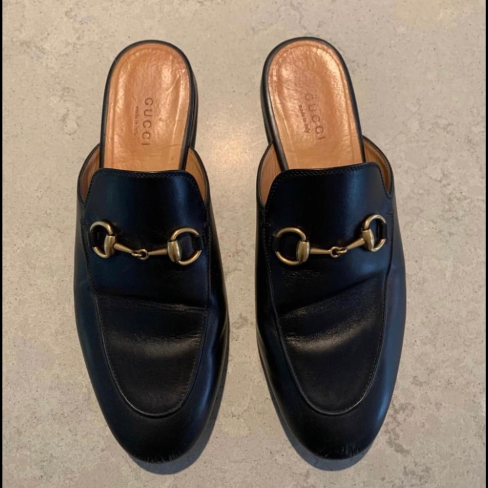 Gucci Princeton Mules - Black, size 36.5